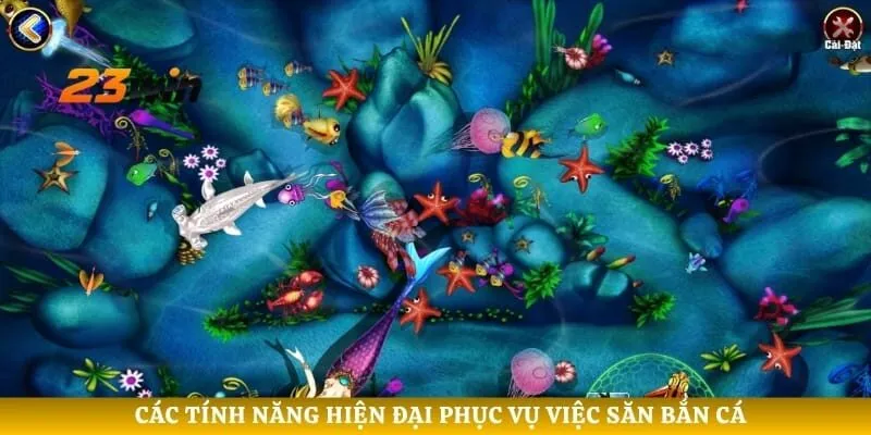 Các tính năng hiện đại phục vụ việc săn bắn cá
