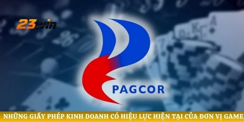 Những giấy phép kinh doanh có hiệu lực hiện tại của đơn vị game