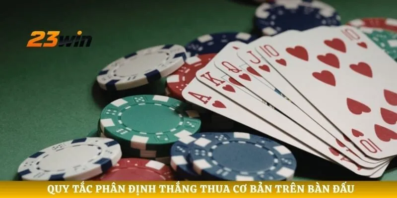 Quy tắc phân định thắng thua cơ bản trên bàn đấu